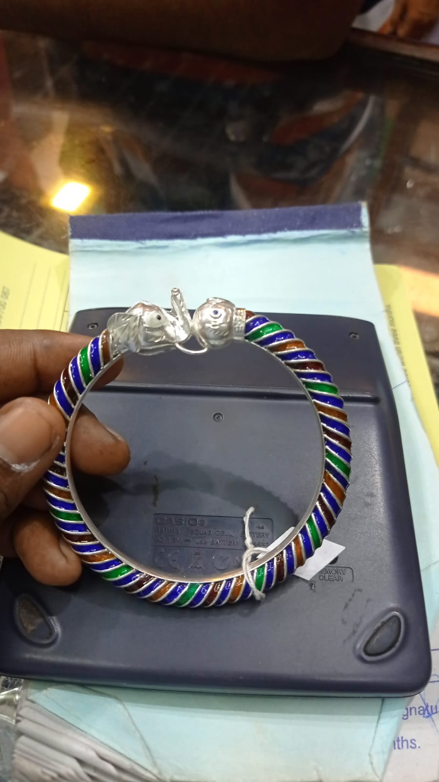 Silver hati mukh bala for women (92.5 silver)