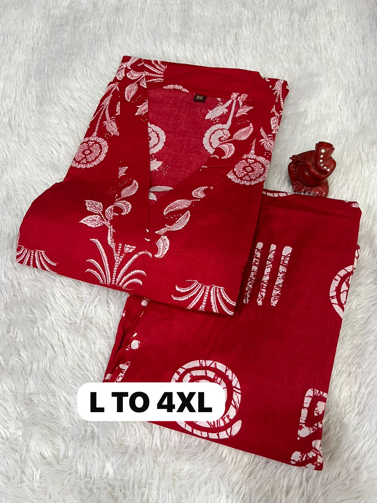 Jaypuri cotton kurti pant sets 